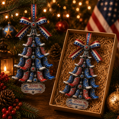 ⏰LIMITED TIME 49% OFF!🔥🎄 US 250th Anniversary Christmas Ornament