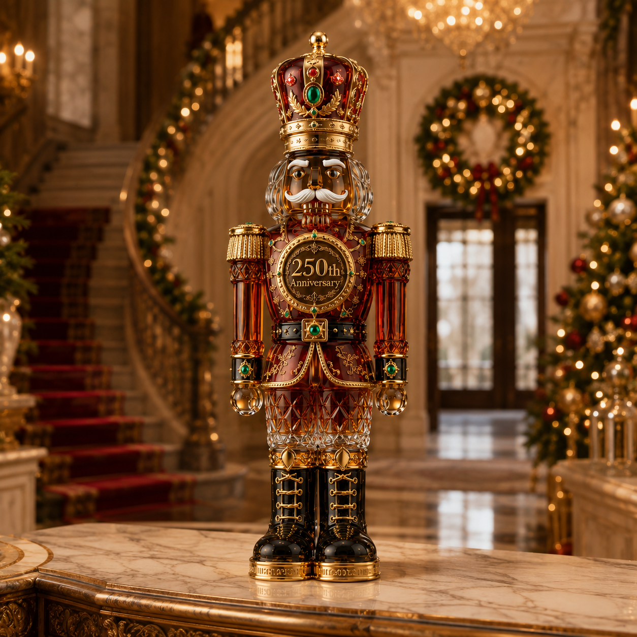 🔥Last 30pcs✨⏰ Limited anniversary edition✨49% OFF!🔥250th Anniversary  Nutcracker wine bottle