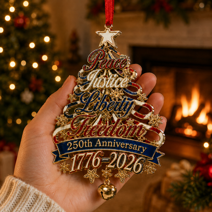 🎉250th Anniversary Christmas Tree Ornament