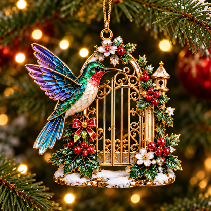 Hummingbird Christmas Ornament  –  Festive Bird Keepsake Collection, Elegant Holiday Gift for Mom, Grandma & Hummingbird Lovers - image 7