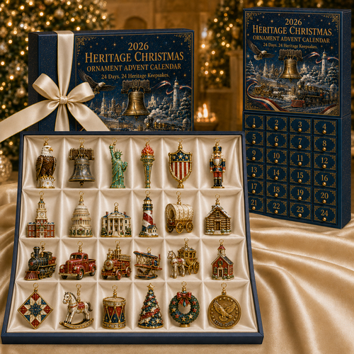 🔥Last 30pcs✨⏰ Limited anniversary edition✨49% OFF!🔥America 250th Anniversary Heritage Christmas Advent Calendar
