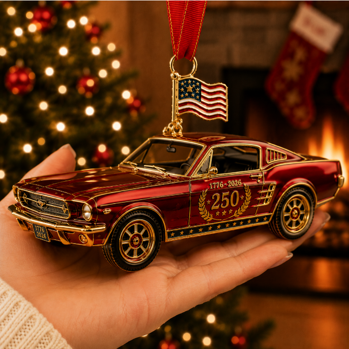 Christmas ornament car