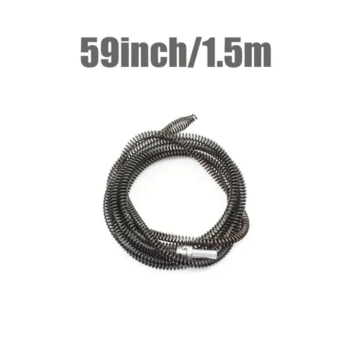 🔧 Flexible Drill-Powered Drain Cleaning Snake – Deep Pipe Clog Remover for Sinks, Showers & Toilets - image 1