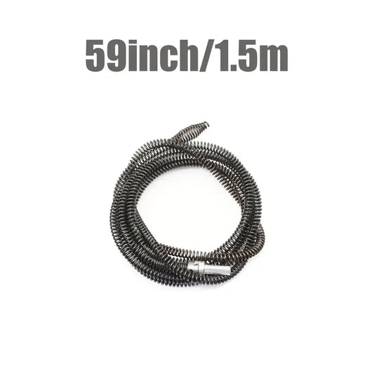 🔧 Flexible Drill-Powered Drain Cleaning Snake – Deep Pipe Clog Remover for Sinks, Showers & Toilets - image 1