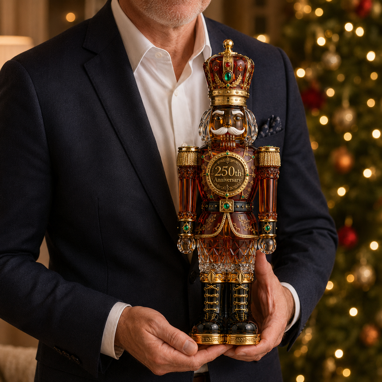 🔥Last 30pcs✨⏰ Limited anniversary edition✨49% OFF!🔥250th Anniversary  Nutcracker wine bottle