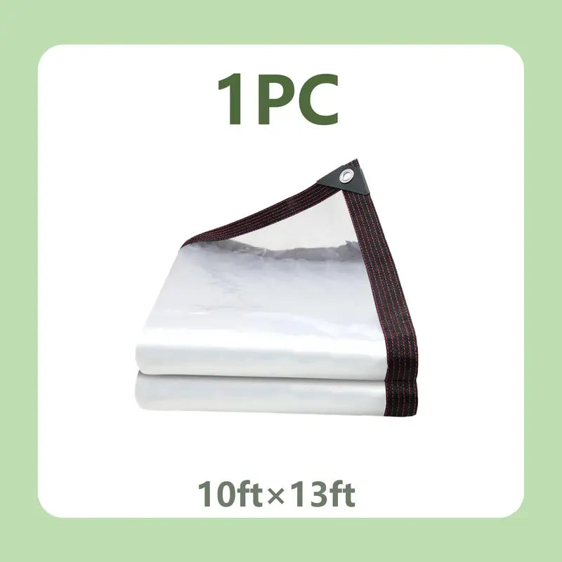 Clear Waterproof PE Tarp, Transparent Outdoor Cover with Metal Grommets🛡️ - image 11