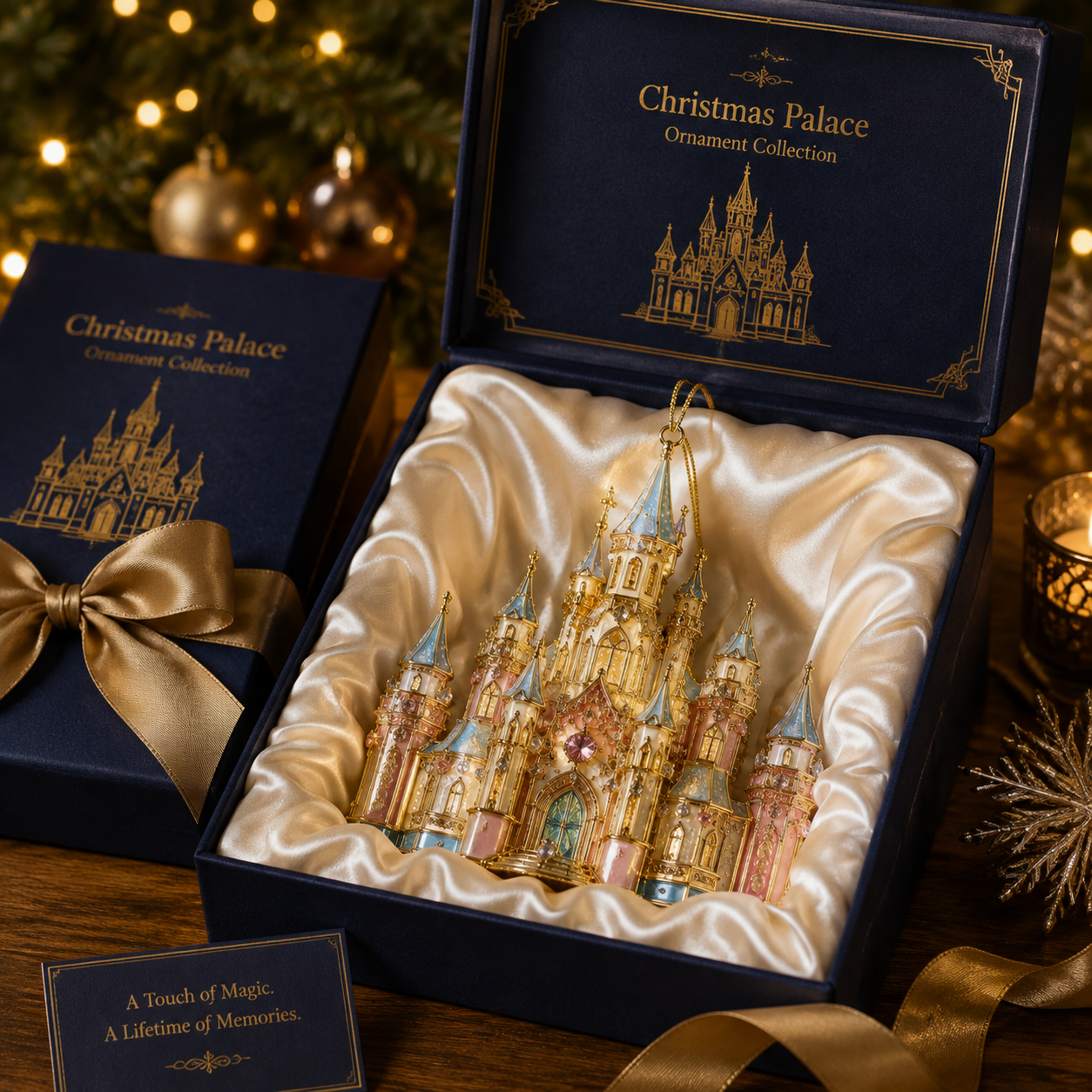 🔥Crystal Castle Christmas Tree Ornament
