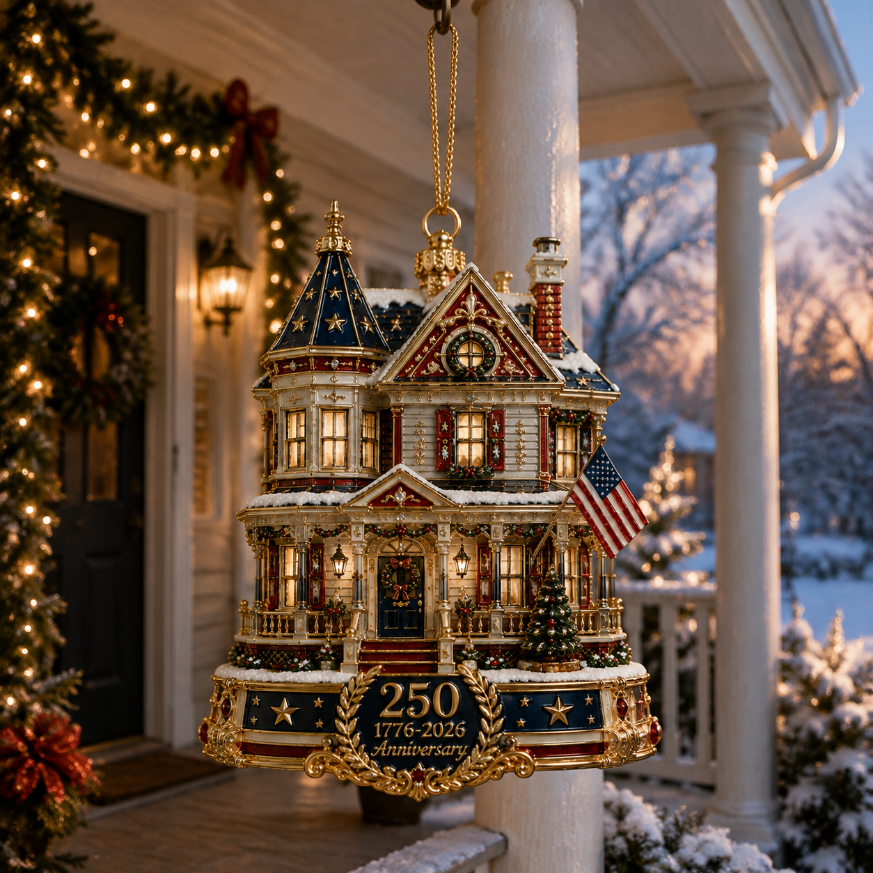 🔥Last 30pcs✨⏰ Limited anniversary edition✨49% OFF!🔥250th Anniversary Heritage Estate Christmas Ornament