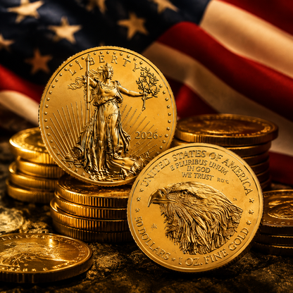 LIMITED MINTAGE🔥Last 10 sets!!!🔥 2026 American Gold Eagle - 40th Anniversary Gold Coin Represents A Historical Milestone
