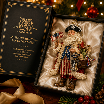 🔥Last 30pcs✨⏰ Limited anniversary edition✨49% OFF!🔥250th Anniversary Santa Claus Christmas Tree Ornament