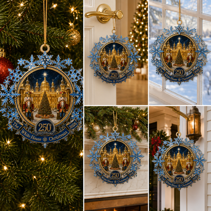 🔥Last 30pcs✨⏰ Limited anniversary edition✨49% OFF!🔥Blue Snowflake Christmas Tree Ornament