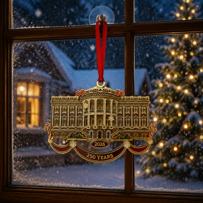 🔥Last 30pcs✨⏰ Limited anniversary edition✨49% OFF!🔥White House Christmas tree ornaments