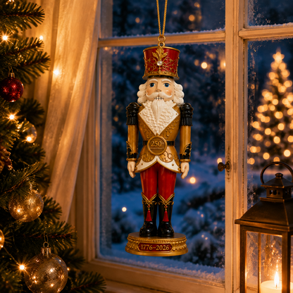 🔥Last 30pcs✨⏰ Limited anniversary edition✨49% OFF!🔥2026 America 250th Anniversary Heritage Gold Nutcracker Ornament