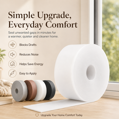 16.4Ft Door Weather Stripping | Adhesive Draft Stopper Seal Strip for Doors, Windows & Shower Doors - image 6