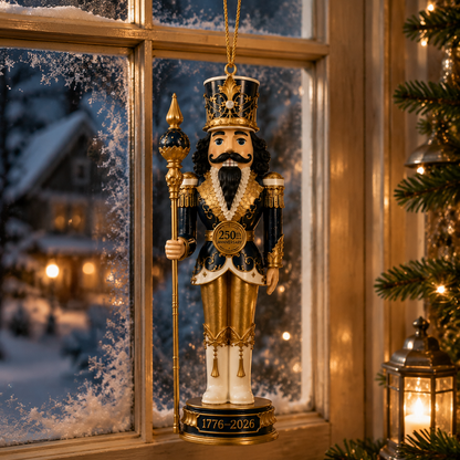 🔥Last 30pcs✨⏰ Limited anniversary edition✨49% OFF!🔥2026 America 250th Anniversary Midnight Blue Nutcracker King Ornament