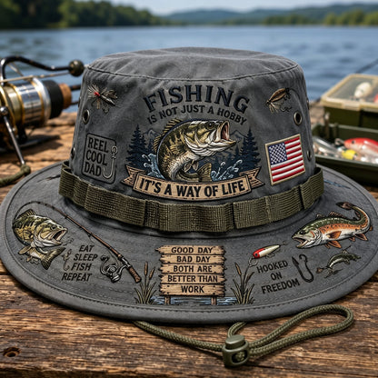🇺🇸 Last Day Promo: 49% OFF 🎣 Fishing Is a Way of Life Boonie Hat - image 6
