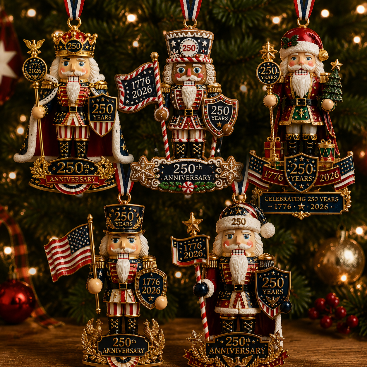 ❤️✨Nutcracker-themed Christmas tree ornament