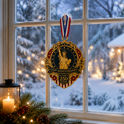 🔥Last 30pcs✨⏰ Limited anniversary edition✨49% OFF!🔥Statue of Liberty 250th Anniversary Christmas Tree Ornament