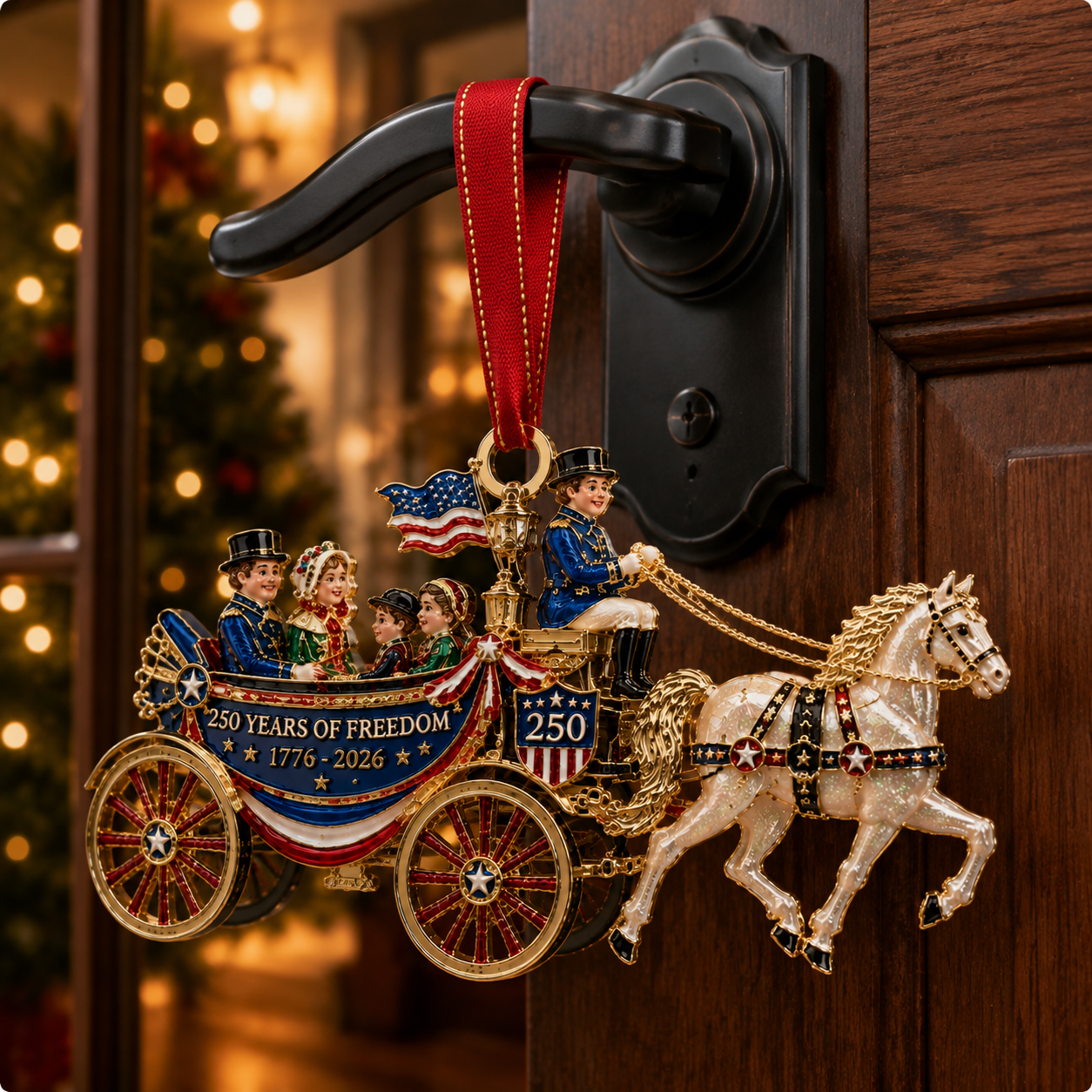 🔥Last 30pcs✨⏰ Limited anniversary edition✨49% OFF!🔥250th Anniversary Edition "Journey of Freedom" Golden Carriage