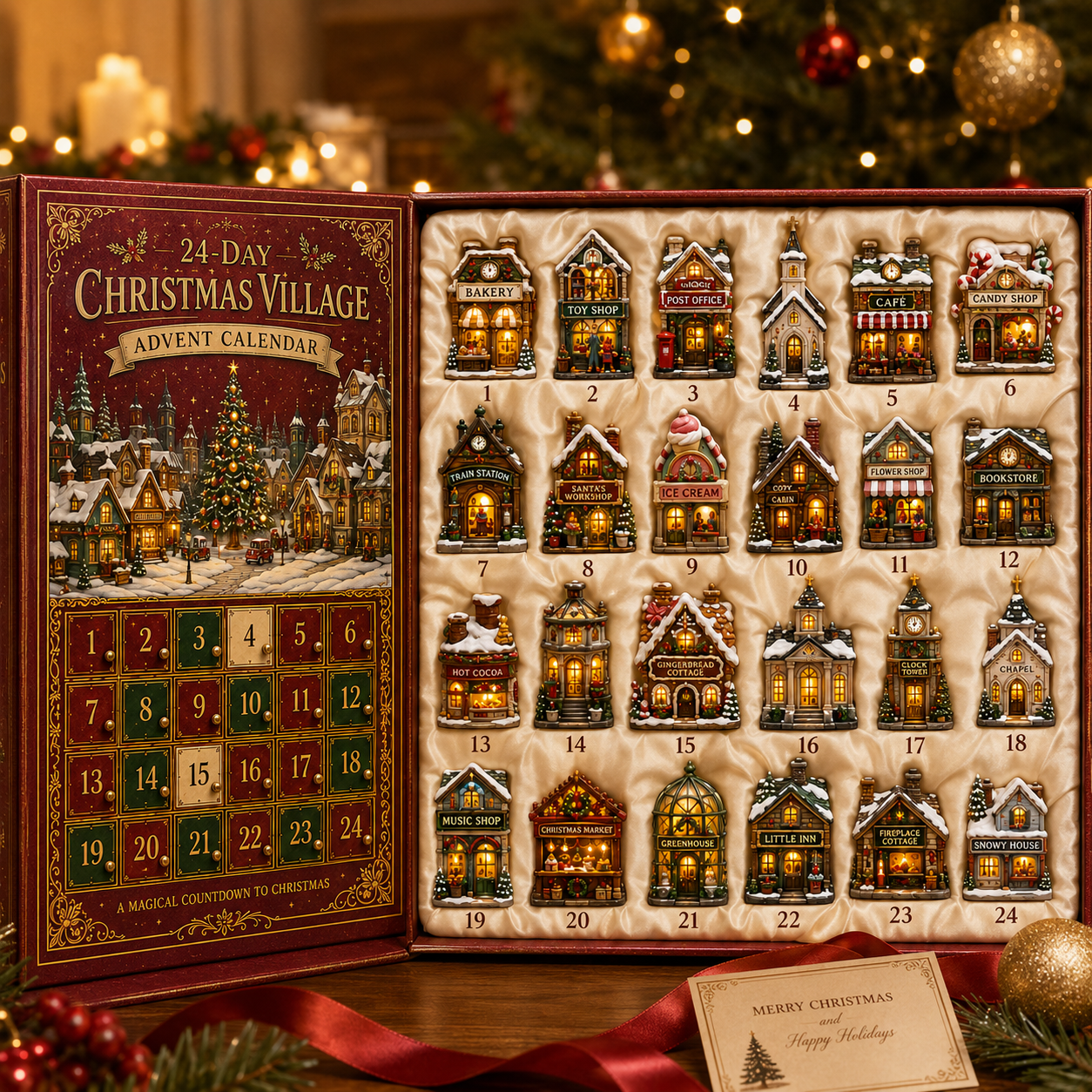 ✨24-Day Christmas Countdown Advent Calendar – Christmas Town