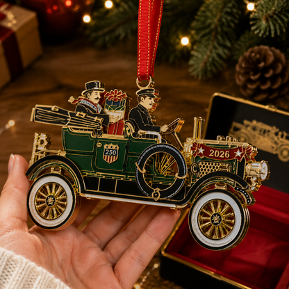 🔥Last 30pcs✨⏰ Limited anniversary edition✨49% OFF!🔥250th Anniversary Edition Vintage Car Christmas Ornament