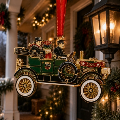 🔥Last 30pcs✨⏰ Limited anniversary edition✨49% OFF!🔥250th Anniversary Edition Vintage Car Christmas Ornament