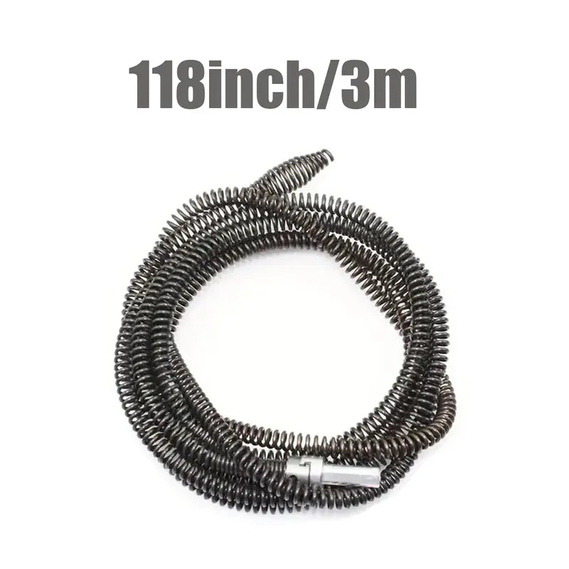 🔧 Flexible Drill-Powered Drain Cleaning Snake – Deep Pipe Clog Remover for Sinks, Showers & Toilets - image 2