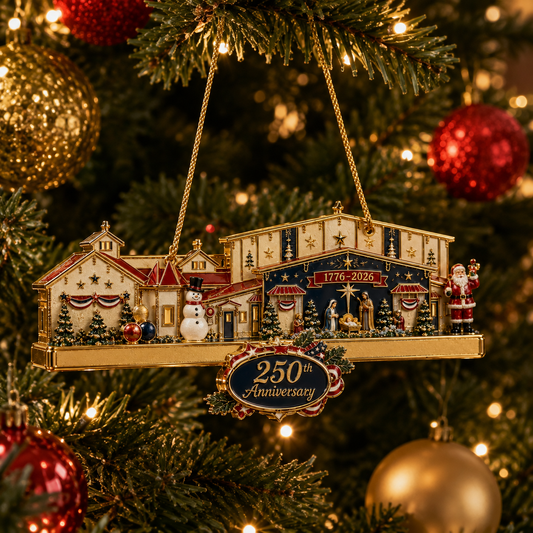 ✨250th Anniversary Christmas Village Ornament