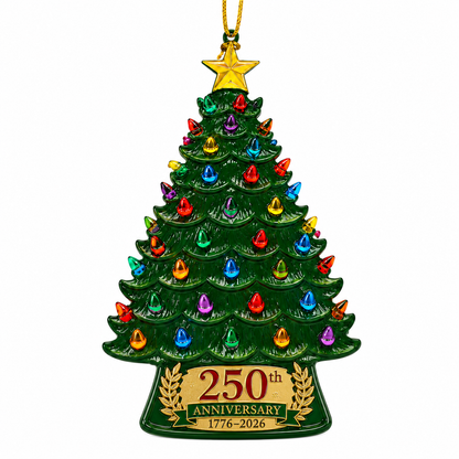 🔥🔥🔥2026 America 250th Anniversary Nostalgic Christmas Tree Ornament