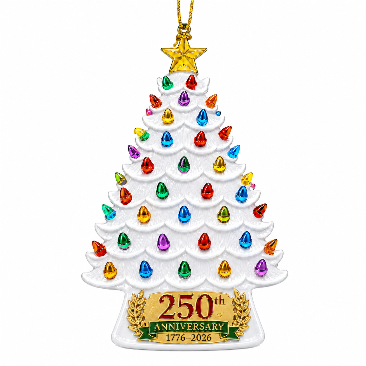 🔥🔥🔥2026 America 250th Anniversary Nostalgic Christmas Tree Ornament