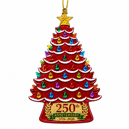 🔥🔥🔥2026 America 250th Anniversary Nostalgic Christmas Tree Ornament