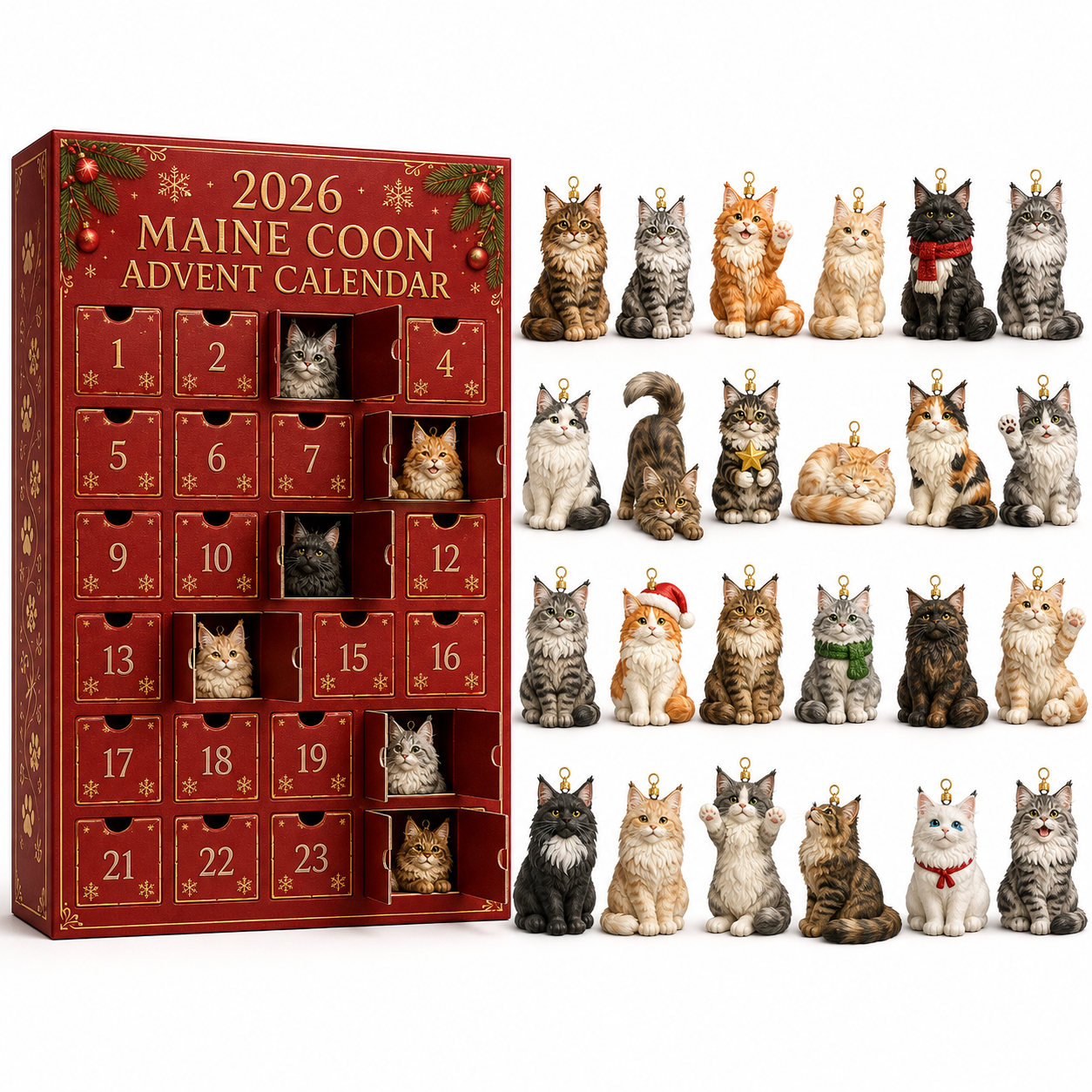 ❤️Maine Coon Advent Calendar