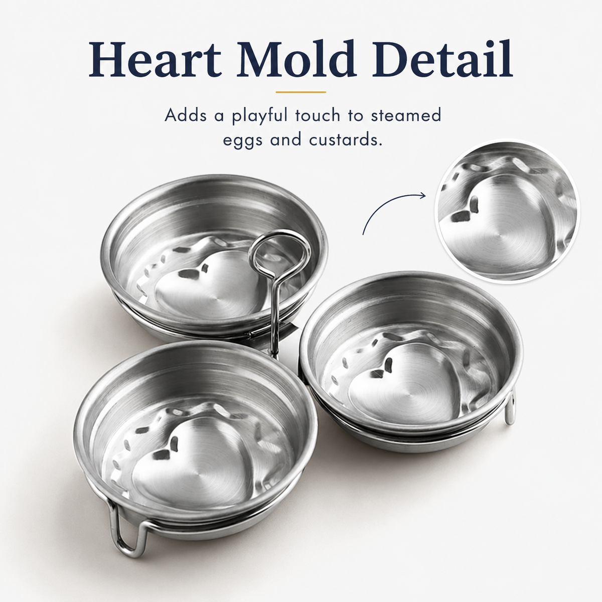 🍳 3-Cup Stainless Steel Egg Poacher – Egg Steamer Set - image 10