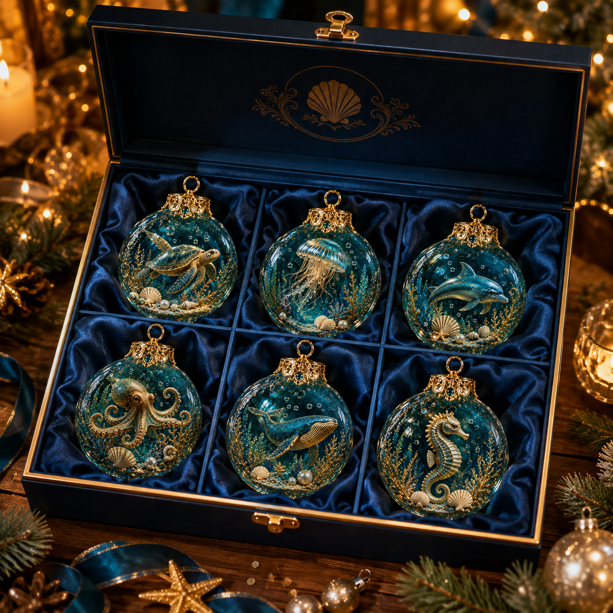 🎅2026 Christmas Gift 50% Off--✨Ocean Wonders Christmas Ornament Collection