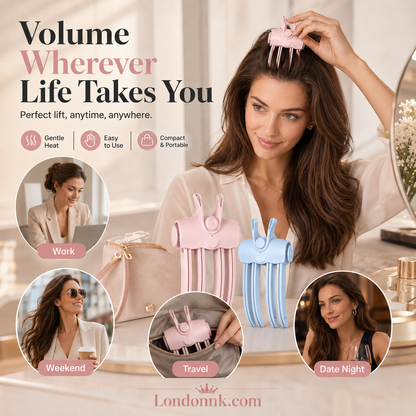 💥Surprise 50% Off！🔥Shape in 3 Seconds！👱‍♀️High Cranial Top Magic Tool！Rechargeable Volumizing Root Lift Clip