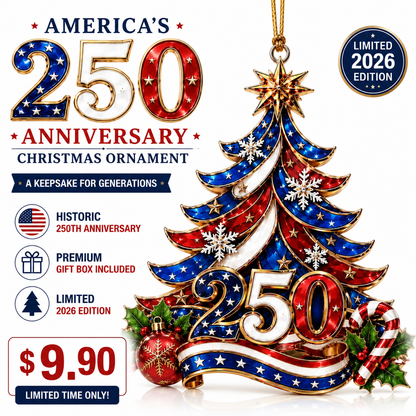 Limited Edition ⭐ USA 250th Anniversary Collectible Christmas Keepsake