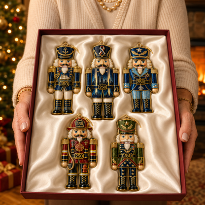 🔥2026 Limited Edition 🔥🎄🇺🇸✨ 250th Anniversary Hero Tribute Nutcracker Ornaments