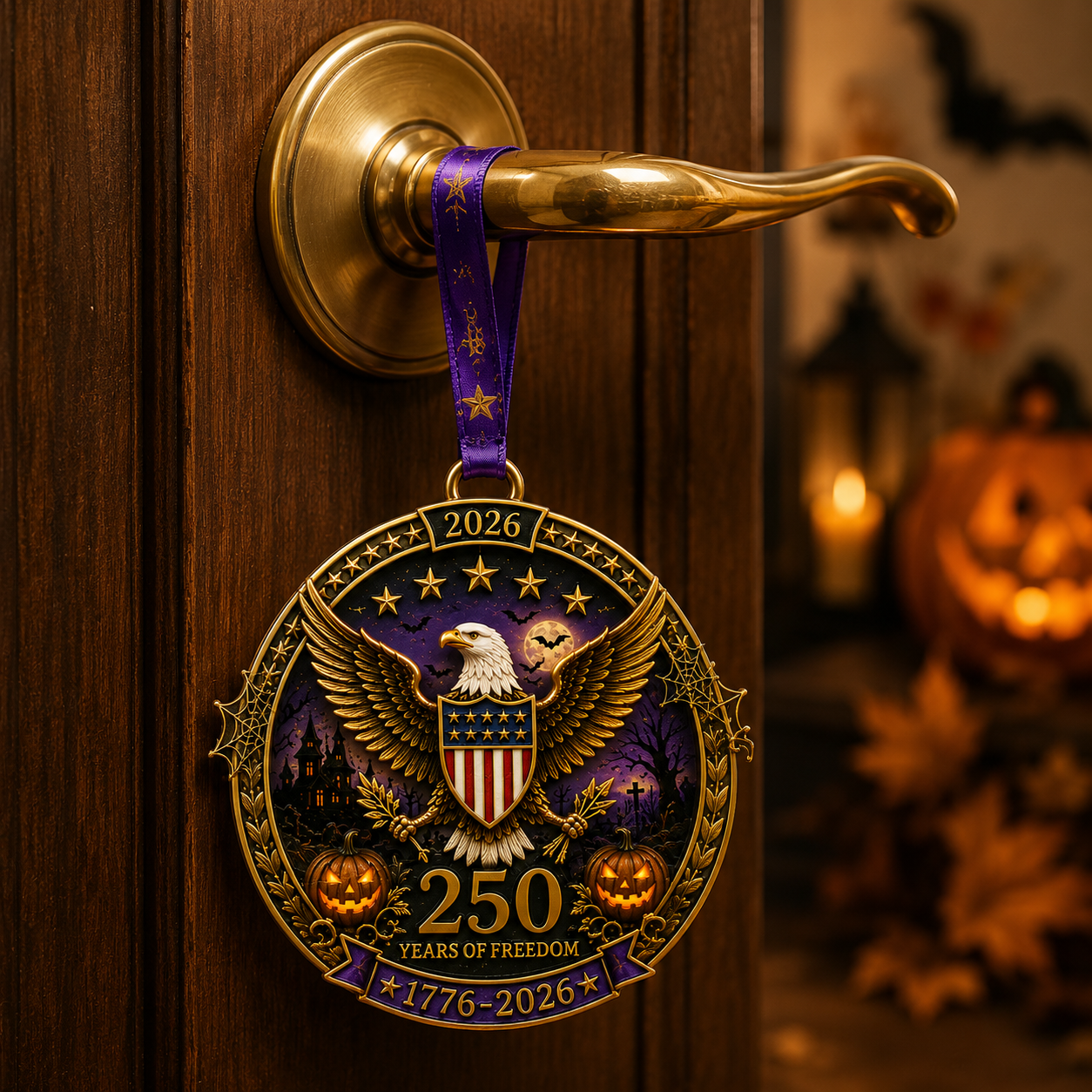 🎃 2026 America 250th Anniversary Halloween Eagle Ornament