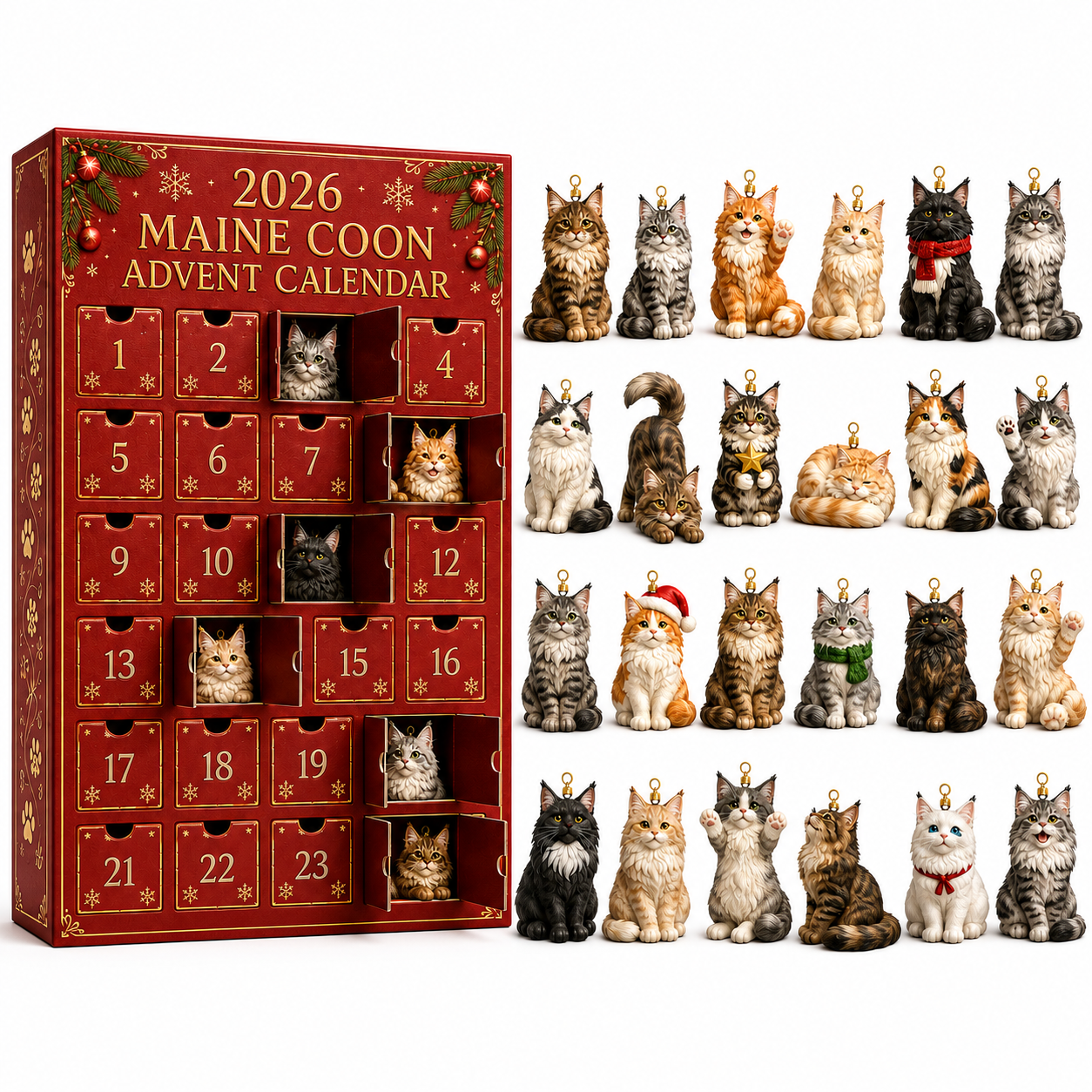 ❤️Maine Coon Advent Calendar