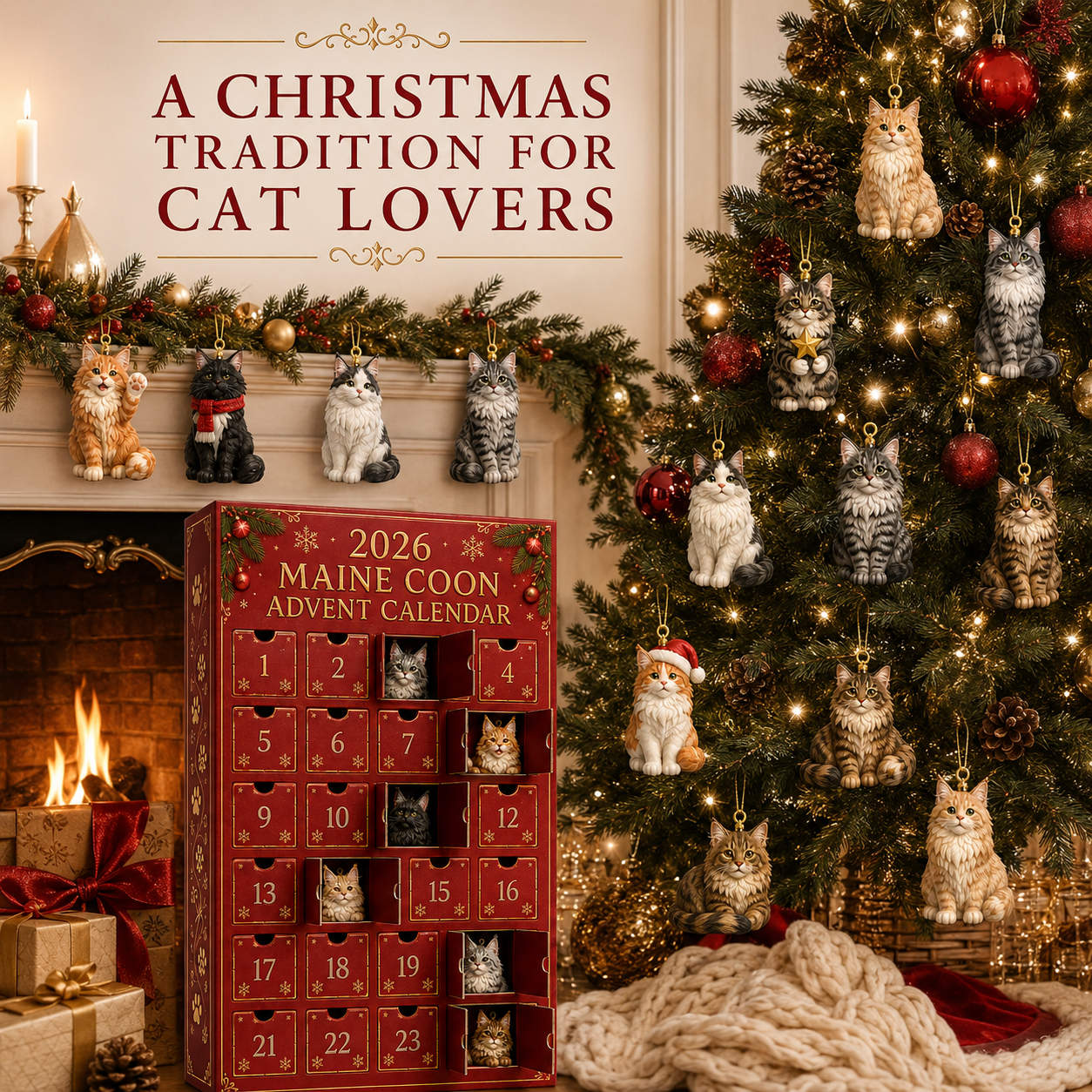 ❤️Maine Coon Advent Calendar