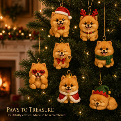 ❤️🎄2026 Pomeranian Christmas Ornament Advent Calendar