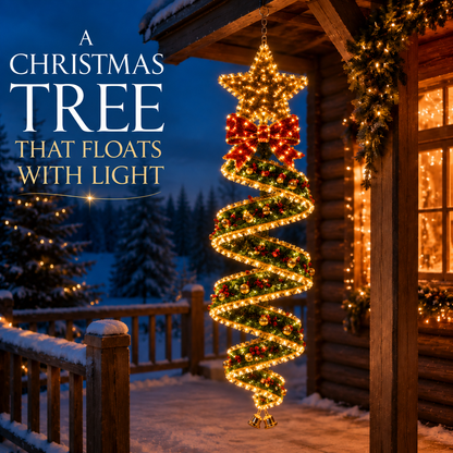 🏡🎄Last day for 50% off🎄Christmas Magic Spiral Hanging LED Light Collection - image 2