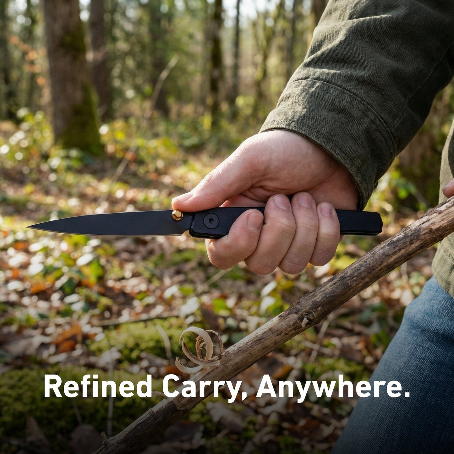🔥Limited Time Discount 🎉Lanky Liner Lock Front Flipper Knife Black Aluminum Handle