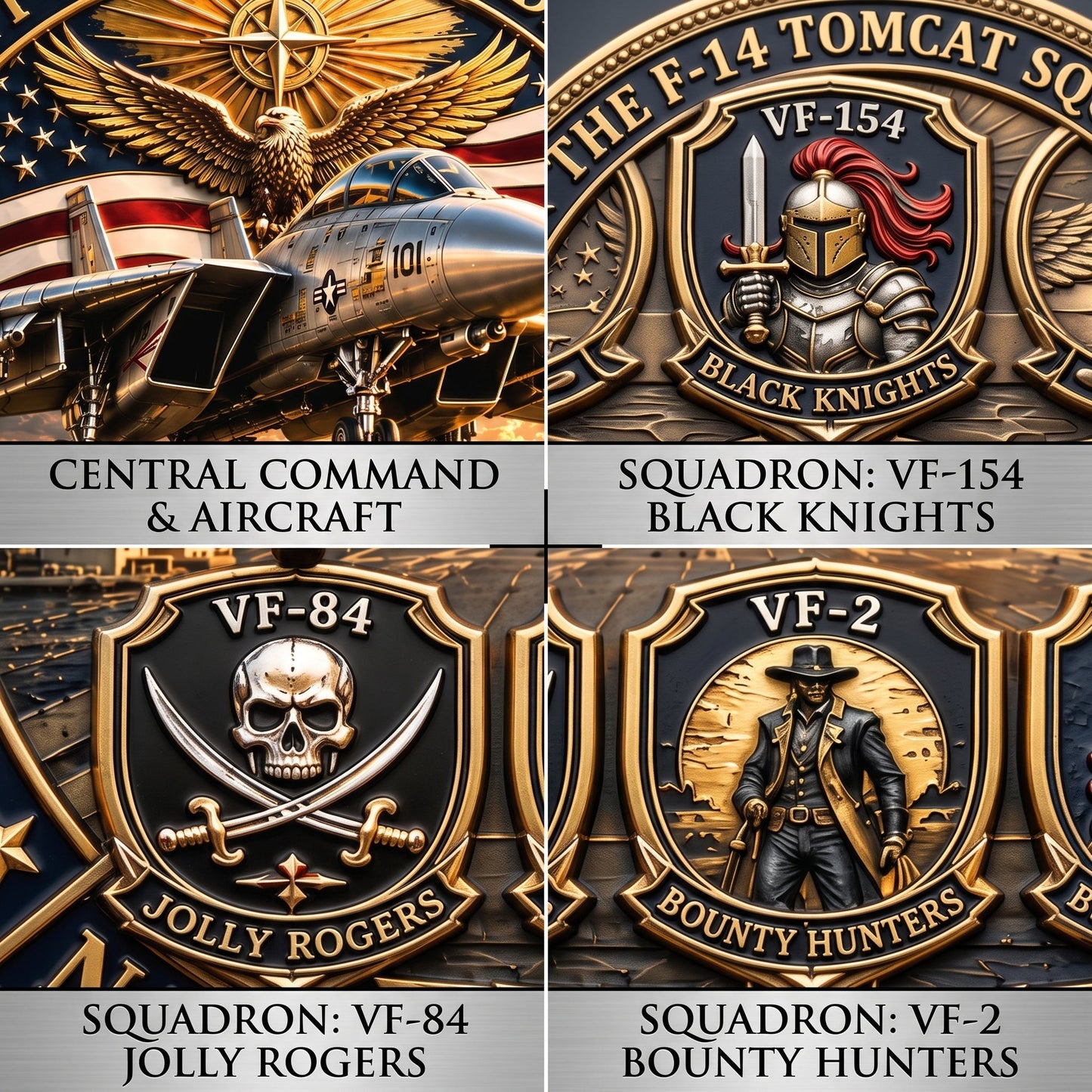 F-14 Tomcat Squadron Commemorative Medal