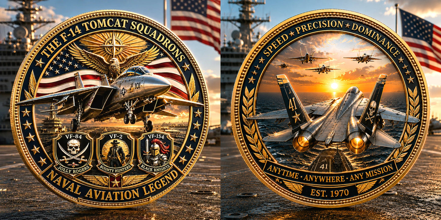 F-14 Tomcat Squadron Commemorative Medal