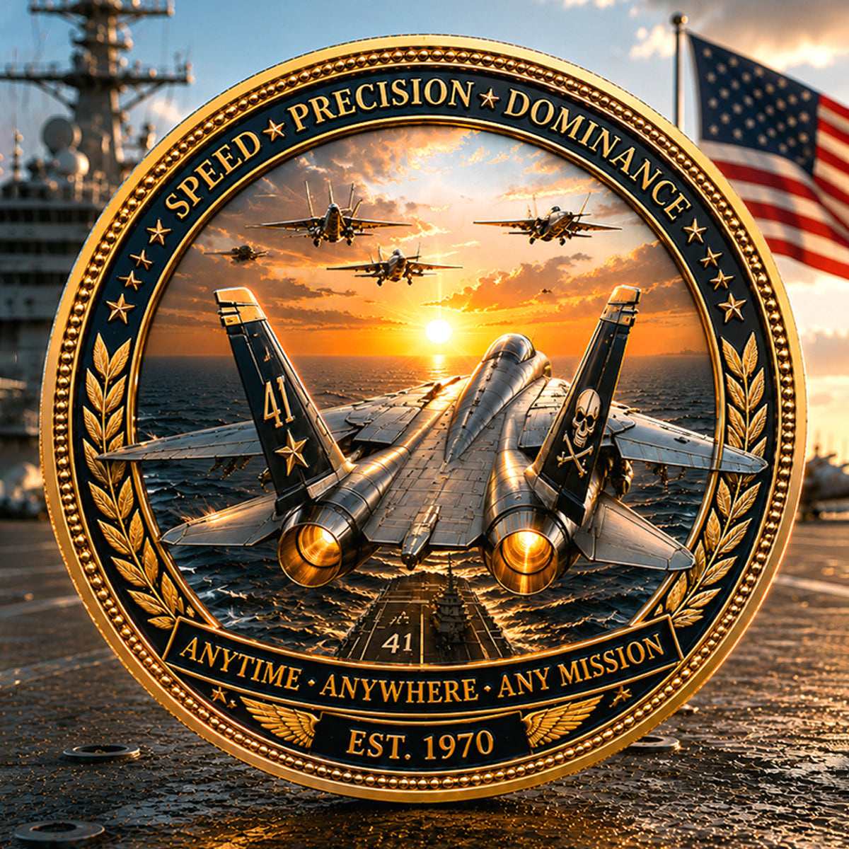 F-14 Tomcat Squadron Commemorative Medal