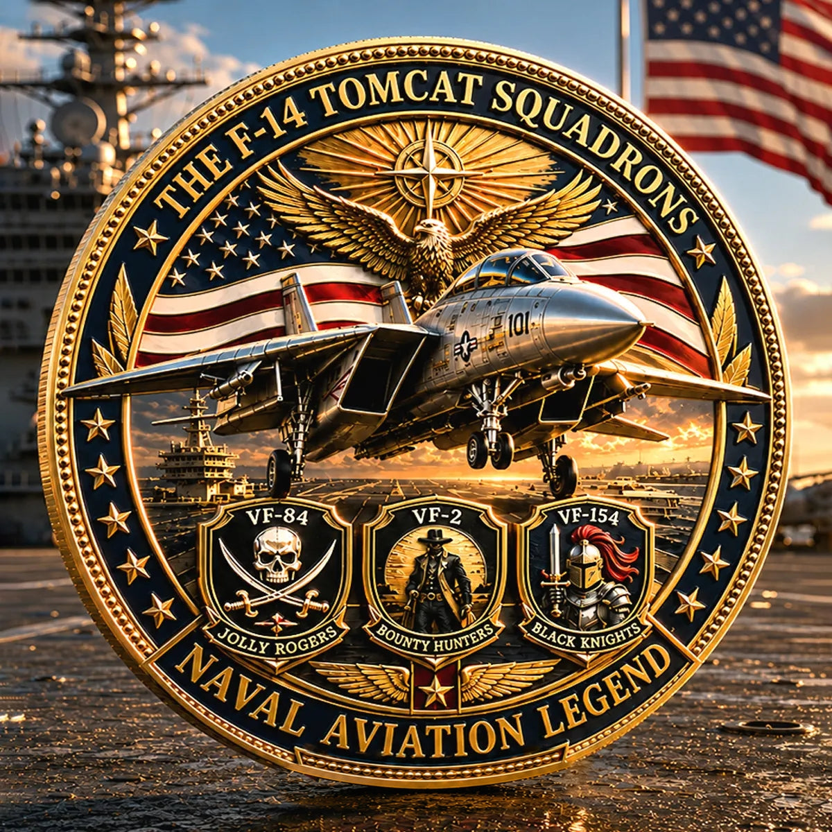 F-14 Tomcat Squadron Commemorative Medal