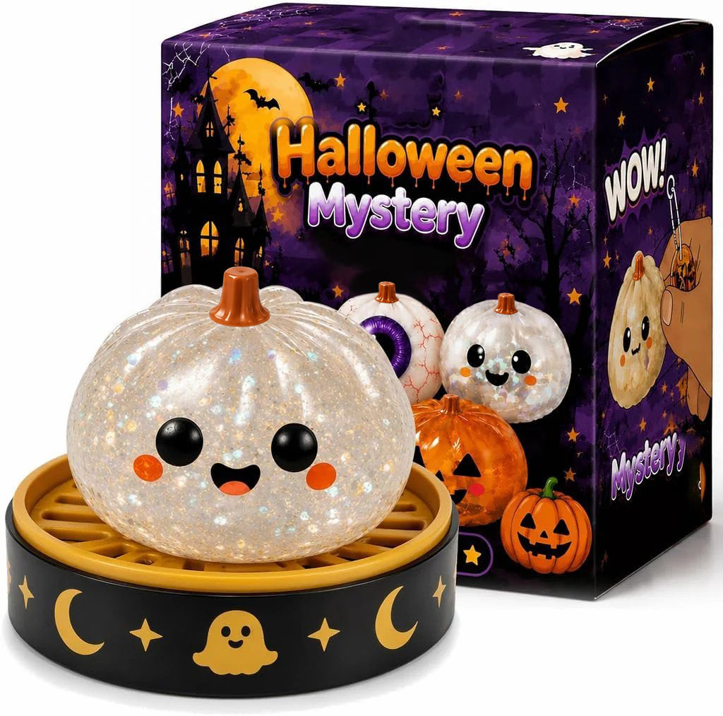 🎃🎃🎃👻 Last Day 50% OFF – Adorable Halloween Ghost Squishies You Can't Put Down! 🖐️