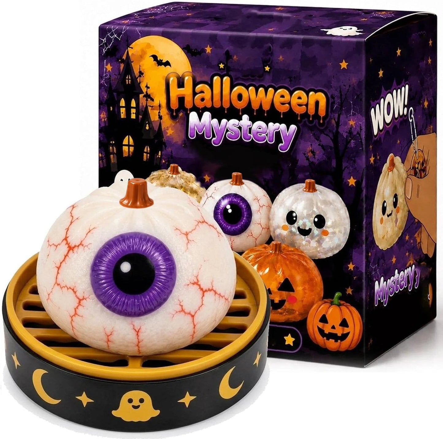 🎃🎃🎃👻 Last Day 50% OFF – Adorable Halloween Ghost Squishies You Can't Put Down! 🖐️