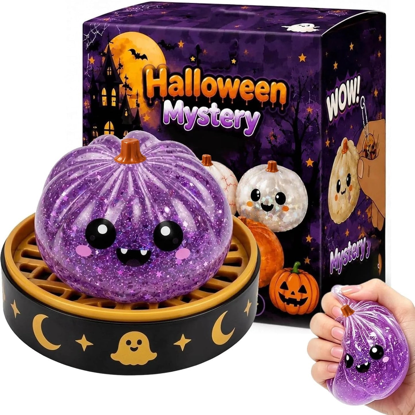 🎃🎃🎃👻 Last Day 50% OFF – Adorable Halloween Ghost Squishies You Can't Put Down! 🖐️